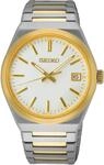 Seiko Herren Uhr Quarz mit Edelstahlband SUR558P1
