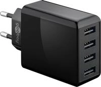 goobay Ladeger&auml;t 4-Fach USB-Ladeger&auml;t (30W) schwarz