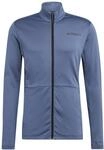 ADIDAS HN5471 MT Full Z Fleec Sweatshirt Herren Wonder Steel Gr&ouml;&szlig;e XS