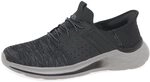 Skechers Herren Garner Newick Slip-On, Schwarz/Wei&szlig;, 41.5 EU