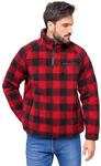 Brandit Teddyfleece Troyer, Farbe: red/black, Gr&ouml;&szlig;e: 3XL