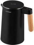 CONCEPT Hausger&auml;te RK3301 Edelstahl Wasserkocher 1,5 L Salt & Pepper, Schwarz