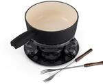 Swissmar KF-66513 Lugano Fondue Set 9-teiliges, Gusseisen/Edelstahl,...