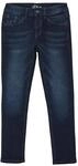 Jeans Seattle/Regular Fit/Mid Rise/Slim Leg Dark Blue 176/SLIM