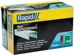 Rapid Tackerklammern Typ 140, 8mm Klammern, 5000 Stk Gro&szlig;packung, Flachdrahtklammern
