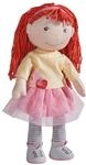 HABA Puppe AVA &ndash; Stoffpuppe f&uuml;r Kinder ab 18 Monaten, 30 cm, weicher K&ouml;rper &