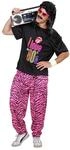 W WIDMANN MILANO Party Fashion - 80er Jahre Kost&uuml;m Herren 2-teilig, T-Shirt & Hose,