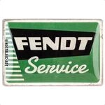 Nostalgic-Art Retro Blechschild, 20 x 30 cm, Fendt &ndash; Service &ndash; Geschenk-Idee f&uuml;r