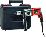 Black+Decker 2-Gang Schlagbohrmaschine 910 W mit Koffer, KR911BK