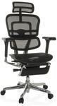 hjh OFFICE Chefsessel mit Fu&szlig;ablage ERGOHUMAN Plus LEGPRO GEN2 Originales Design,