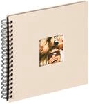 walther design Fotoalbum sand 26 x 25 cm Spiralalbum mit Cover-Ausstanzung, Fun