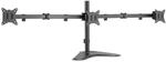 Monitorhalterung aus Aluminium f&uuml;r 3 Monitore (17&ndash;27"), Arml&auml;nge: je 658 mm, mit