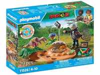 PLAYMOBIL Dinos 71526 Stegosaurus-Nest mit Eierdieb, Schutz der...