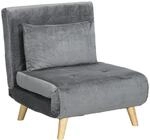 HOMCOM 3 in 1 Schlafsessel Klappbar Schlafsofa mit Bettfunktion Verstellbarer