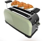 Cecotec Vertikaler Toaster Toastin' time 1500 Green, 1500W, Doppelter langer und