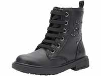 Geox J Eclair Girl Ankle Boot, Black, 28 EU