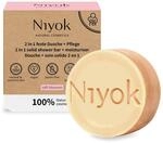 Niyok&reg; 2-in-1 Feste Dusche + Pflege "Soft Blossom" (80g) &bull; Naturkosmetik