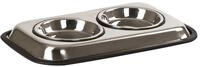 Kerbl Pet Edelstahlnapf Duo 37x23x3cm | Napf f&uuml;r Heimtiere, 37 St&uuml;ck 23 &times;,