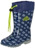 Lico Power Blinky Jungen Gummistiefel, Marine/ Wei&szlig;/ Lemon, 35 EU
