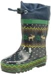 Playshoes Unisex Kinder Gummistiefel Gef&uuml;ttert Regenstiefel