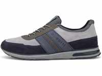 bugatti Herren 332A6V601414 Sneaker, Dark Blue/Grey, 42 EU
