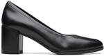 CLARKS Amanda Tealite Womens Black Nubuck, 5