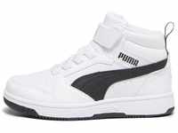 Puma Unisex Kids Puma Rebound V6 Mid Ac+ Ps Sneakers, Puma White-Puma Black, 30...