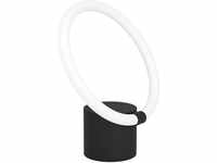 EGLO Tischlampe Caranacoa mit LED-Ring, minimalistische Nachttischlampe,...