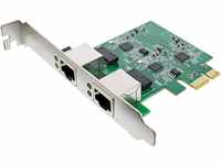 InLine® Dual Gigabit Netzwerkkarte, 2X RJ45 2.5GBit/s, PCIe x1, inkl. Low...