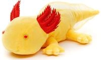 Original Uni-Toys - Axolotl (gelb mit roten Augen) - 32 cm (L&auml;nge) -