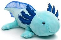 Original Uni-Toys - Axolotl (hellblau) - Leuchtet im Dunkeln (fluoreszierender