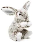Uni-Toys - Hase mit Schlappohren, klein - Dunkelbraun-meliert - superweich - 15 cm