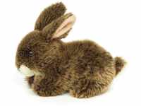 Uni-Toys - Hase, liegend (braun) - 18 cm (Länge) - Plüsch-Kaninchen -...