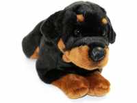 Uni-Toys - Rottweiler, liegend - 45 cm (Länge) - Plüsch-Hund, Haustier -