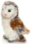 Uni-Toys - Schleiereule (klein) - 17 cm (H&ouml;he) - Pl&uuml;sch-Vogel, Eule - Pl&uuml;schtier,