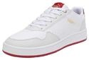 PUMA Unisex Court Classic Turnschuhe, White Vapor Gray Club Red, 37.5 EU