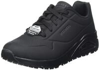Skechers Damen Uno Sr Sneaker, Black Synthetic, 41 EU