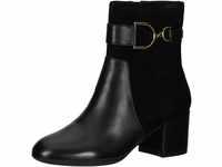 Geox D Eleana Ankle Boot, Black, 39 EU