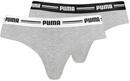 PUMA Damen Brazilian Unterw&auml;sche, Grey/Grey, M EU