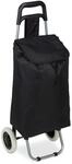 Relaxdays Einkaufstrolley klappbar, Abnehmbare Tasche 28 L, Einkaufswagen mit Rollen