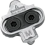 Shimano SMSH56 Schuhplattensatz Silber Einheitsgr&ouml;&szlig;e