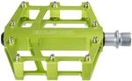 Exustar Plattform-Pedal, Design-Aluminium-K&ouml;rper, CNC-CrMo-Achse E-PB-525, gr&uuml;n, -,