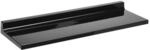 Kartell Shelfish Ablageregal, PMMA, schwarz, 45,2 cm x 15,5 cm x 4 cm