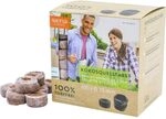 Siena Garden 100 Kokos-Quelltabs mit Netz &Oslash;35 mm im Verkaufskarton