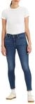 Levi's Damen 711 Double Button Jeans, Blue Wave Dark, 23W / 30L