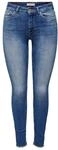 ONLY Damen Jeans ONLBLUSH MID SK ANK RW DNM REA1319 NOOS 15293282,Medium Blue...