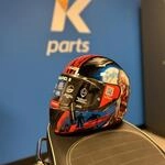 LS2, Integraler Motorradhelm RAPID II ZOMBIE Black Red, S