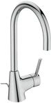Ideal Standard BC195AA Ceraline Waschtischarmatur mit Ablauf, hoher Auslauf,