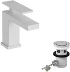 hansgrohe Tecturis E - Waschtischarmatur mit Zugstangen-Ablauf, energiesparend