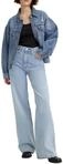 Levi's Damen Ribcage Wide Leg Jeans, Far And Wide, 32W / 32L
